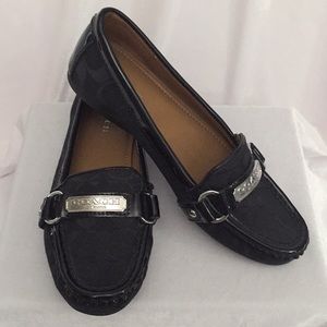 Coach “Felisha” Signature Jacquard  Loafers Size 6